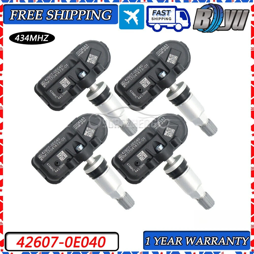 42607-0E040 New TPMS Tyre Tire Pressure Sensor Monitoring System For Toyota Highlander Sienna 2021 2022 434MHz 426070E040
42607-0E040 New TPMS Tyre Tire Pressure Sensor Monitoring System For Toyota Highlander Sienna 2021 2022 434MHz 426070E040