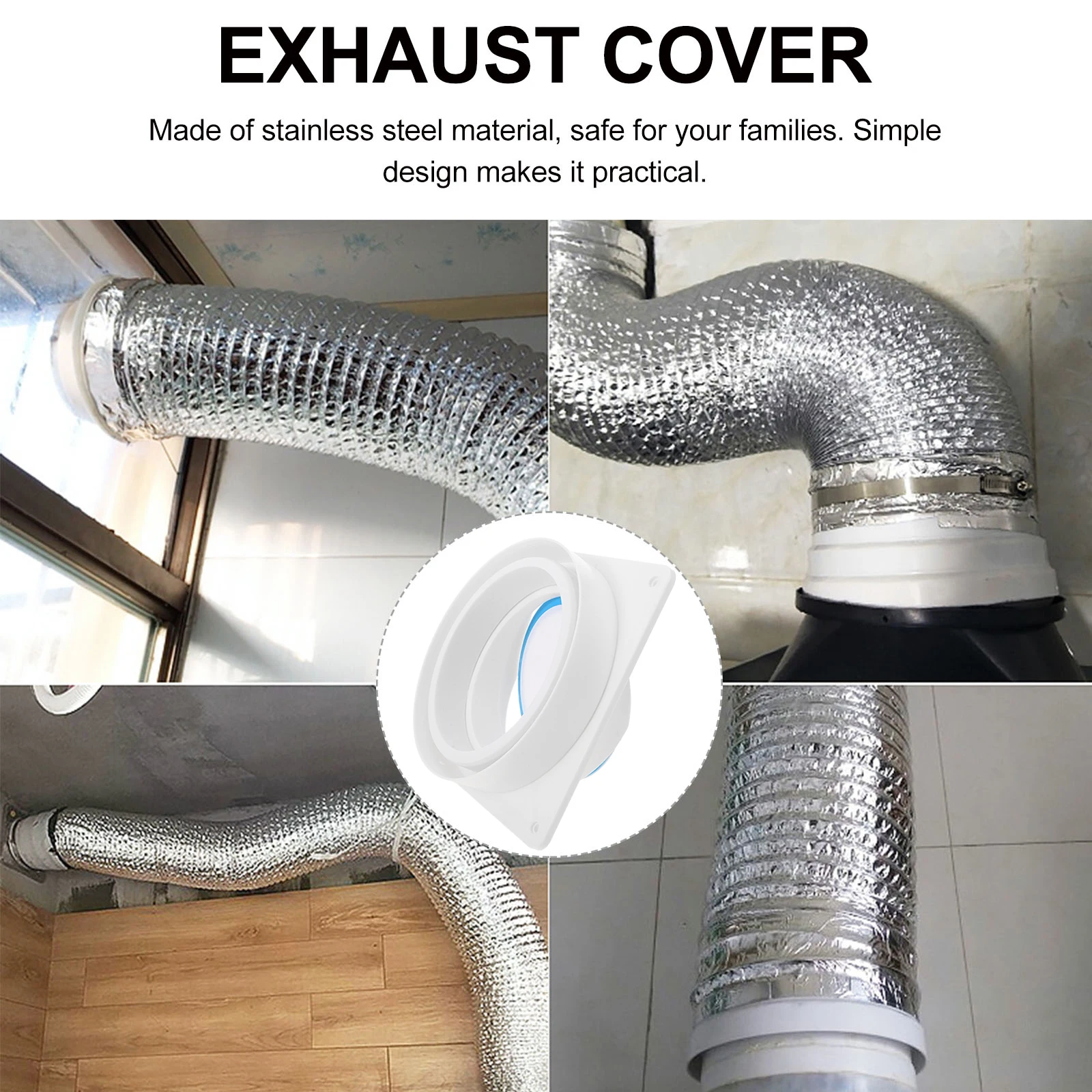 Smoke Duct Check Valve Heavy Duty Plastic Backflow Preventer for Range Hood Vent Automatic Shut Off Non Return Valve for Kitchen
Smoke Duct Check Valve Heavy Duty Plastic Backflow Preventer for Range Hood Vent Automatic Shut Off Non Return Valve for Kitchen