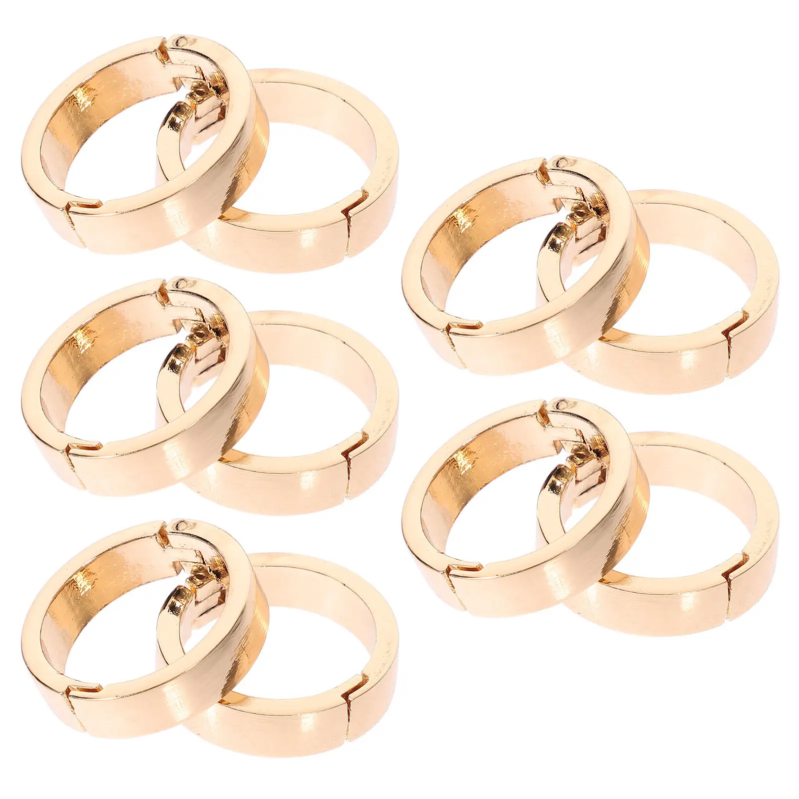 10Pcs Zinc Alloy Binder Rings Calendar Openable Loose Leaf Clips Small Rings for Index Cards Paper Crafts Ring Clips
10Pcs Zinc Alloy Binder Rings Calendar Openable Loose Leaf Clips Small Rings for Index Cards Paper Crafts Ring Clips