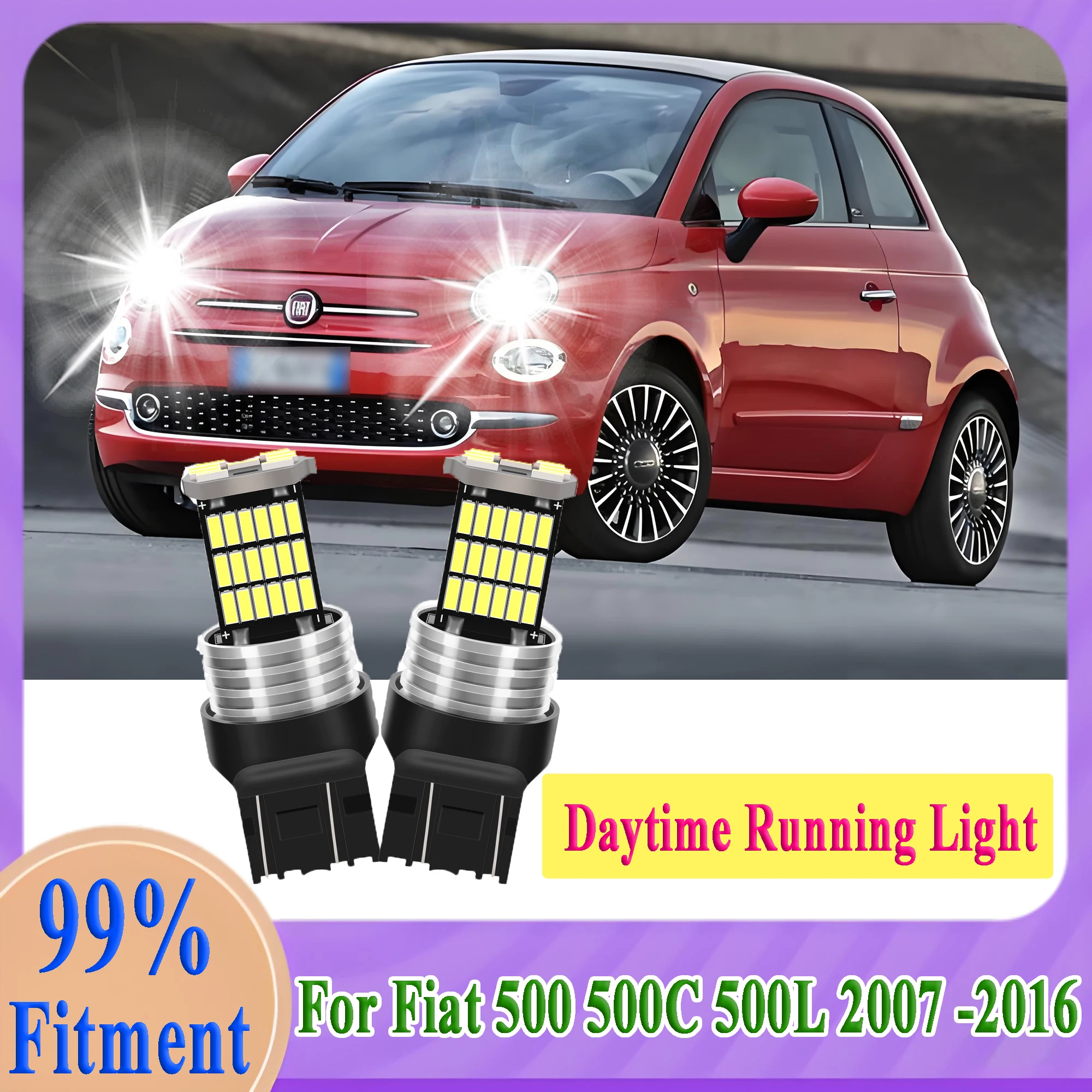 2X Canbus LED Daytime Running Light 6000K Super Bright For Fiat 500 500C 500L 2007 2008 2009 2010 2011 2012 2013 2014 2015 2016
2X Canbus LED Daytime Running Light 6000K Super Bright For Fiat 500 500C 500L 2007 2008 2009 2010 2011 2012 2013 2014 2015 2016