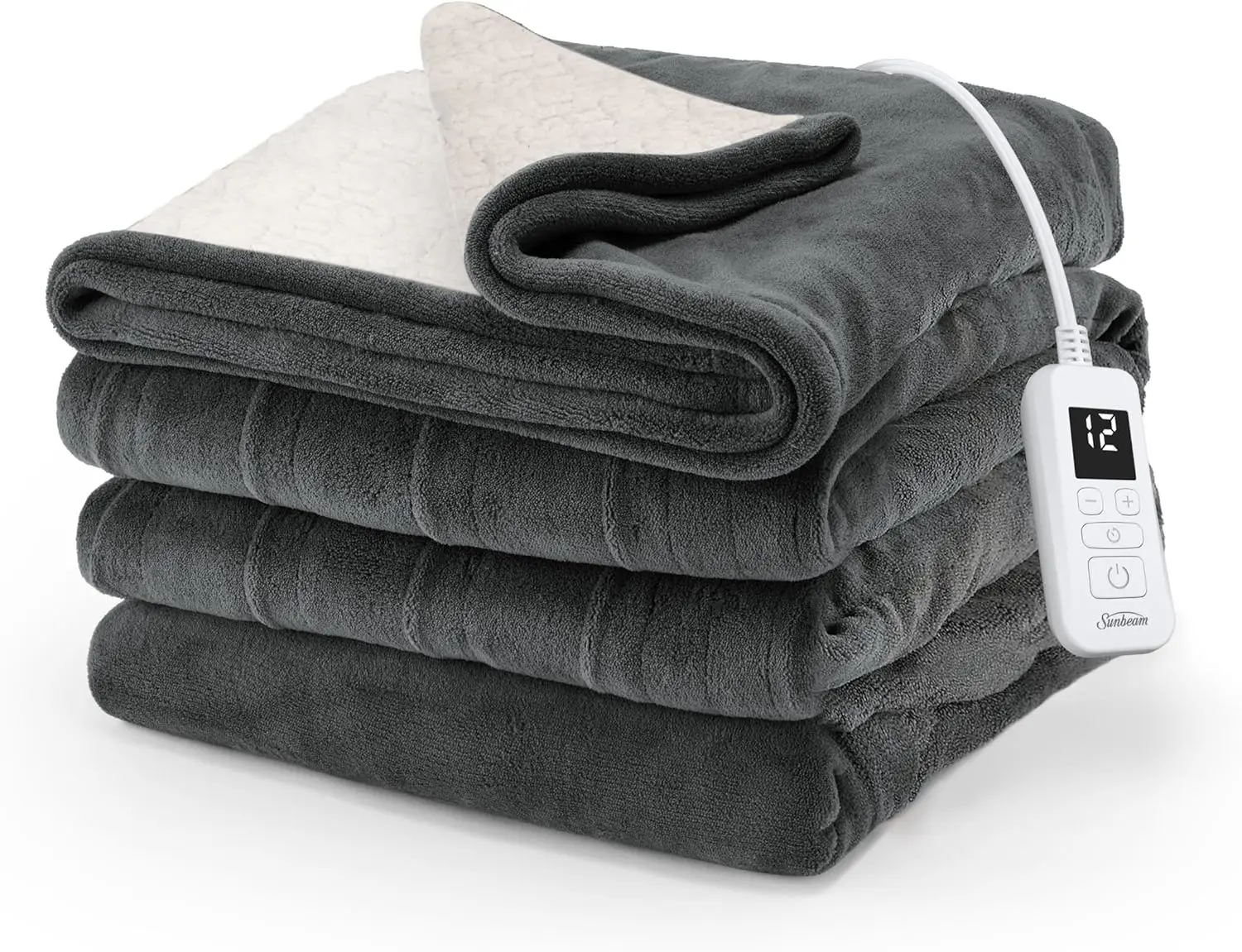 Electric Heated Blanket with 12 Heat Settings, Auto Shut-Off, Fast Heating, Warm and Cozy, Full Size 84x72 Inches
Electric Heated Blanket with 12 Heat Settings, Auto Shut-Off, Fast Heating, Warm and Cozy, Full Size 84x72 Inches