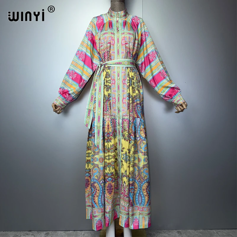 WINYI Luxury Long Kaftan Dress for Muslim Women Middle East Female Loose Holiday Abaya Dubai Party Caftan
WINYI Luxury Long Kaftan Dress for Muslim Women Middle East Female Loose Holiday Abaya Dubai Party Caftan