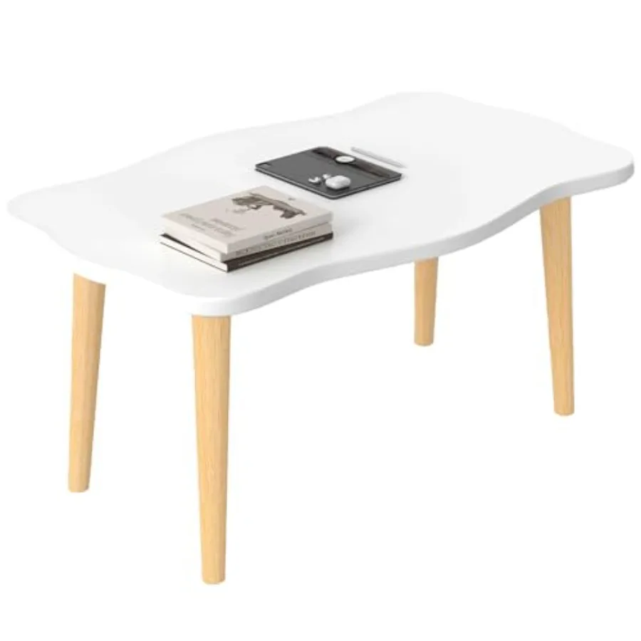 Cookie Coffee Table Low Table with 4 Solid Wood Sturdy Legs, Floor Table Desk for Sitting on The Floor, 19.7"D x 31.5"W x 16"H
Cookie Coffee Table Low Table with 4 Solid Wood Sturdy Legs, Floor Table Desk for Sitting on The Floor, 19.7"D x 31.5"W x 16"H