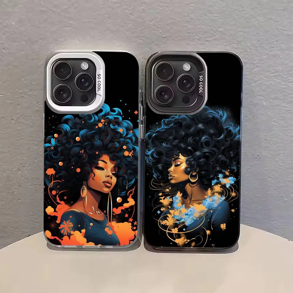 Afro Girls Art Phone Case For iPhone 17 16 15 14 13 12 11 Pro Max Plus Silver Matte Black Cover
Afro Girls Art Phone Case For iPhone 17 16 15 14 13 12 11 Pro Max Plus Silver Matte Black Cover