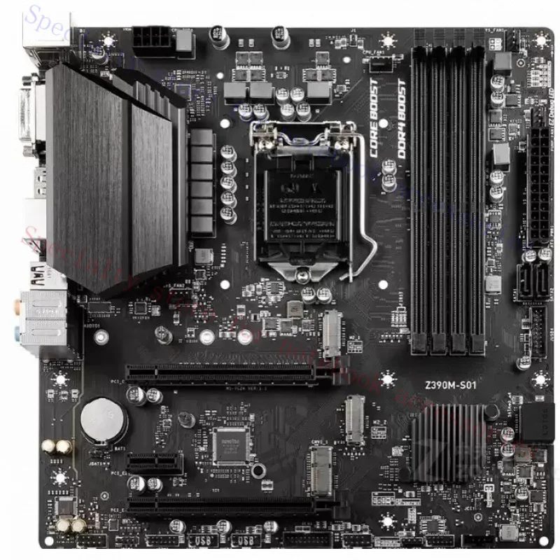 Материнская плата A+ для MSI Z390M-S01, сокет LGA 1151, Intel Z390, DDR4 DIMM, Micro ATX
Материнская плата A+ для MSI Z390M-S01, сокет LGA 1151, Intel Z390, DDR4 DIMM, Micro ATX