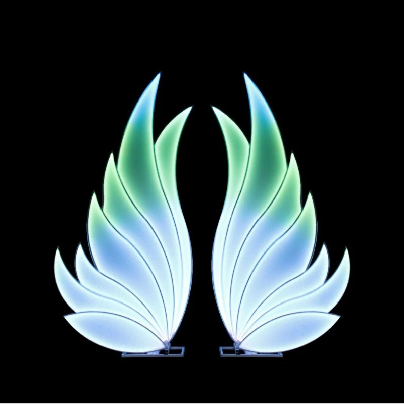 Wedding props Holy light wing background changed light colorful wings wedding hall decorative lights wedding arch
Wedding props Holy light wing background changed light colorful wings wedding hall decorative lights wedding arch