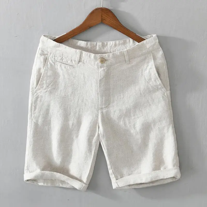 100% Linen Casual Shorts Men Thin Bermudas White Blue Summer Shorts For Men Clothing Solid Color Streetwear Men Short Pants
100% Linen Casual Shorts Men Thin Bermudas White Blue Summer Shorts For Men Clothing Solid Color Streetwear Men Short Pants