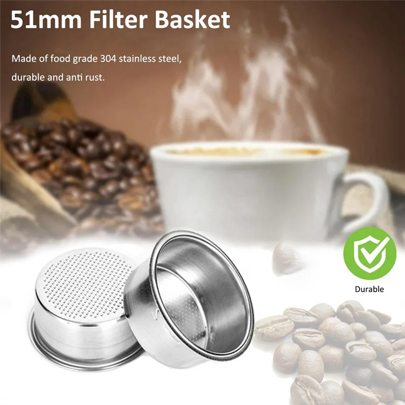 A39M Bottomless Portafilter 51 Mm With Two Powder Trays, Stainless Steel Sieve Wood + Stainless Steel 1Set
A39M Bottomless Portafilter 51 Mm With Two Powder Trays, Stainless Steel Sieve Wood + Stainless Steel 1Set