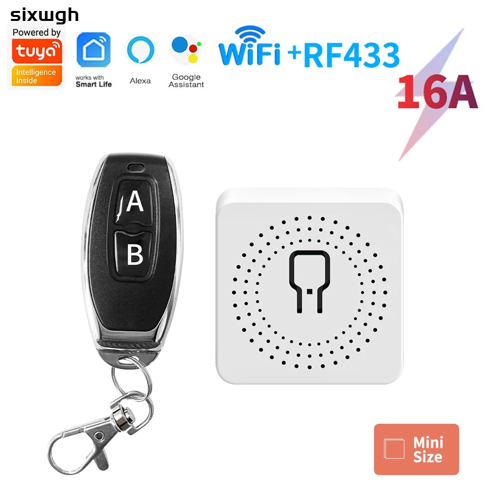 16A Tuya WiFi Smart Switch Remote Control Wireless Switch works with Smart Life APP And Alexa Voice Control for Home Automa
16A Tuya WiFi Smart Switch Remote Control Wireless Switch works with Smart Life APP And Alexa Voice Control for Home Automa