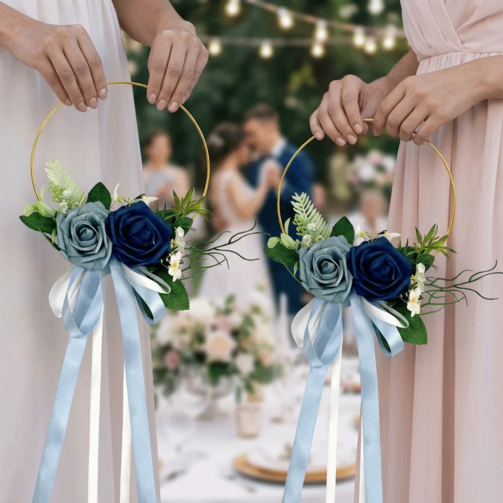 Романтический свадебный золотой обруч-букет, ручной имитация подружки невесты, цветочный обруч, венок, элегантный портативный венок для свадебного декора
Романтический свадебный золотой обруч-букет, ручной имитация подружки невесты, цветочный обруч, венок, элегантный портативный венок для свадебного декора