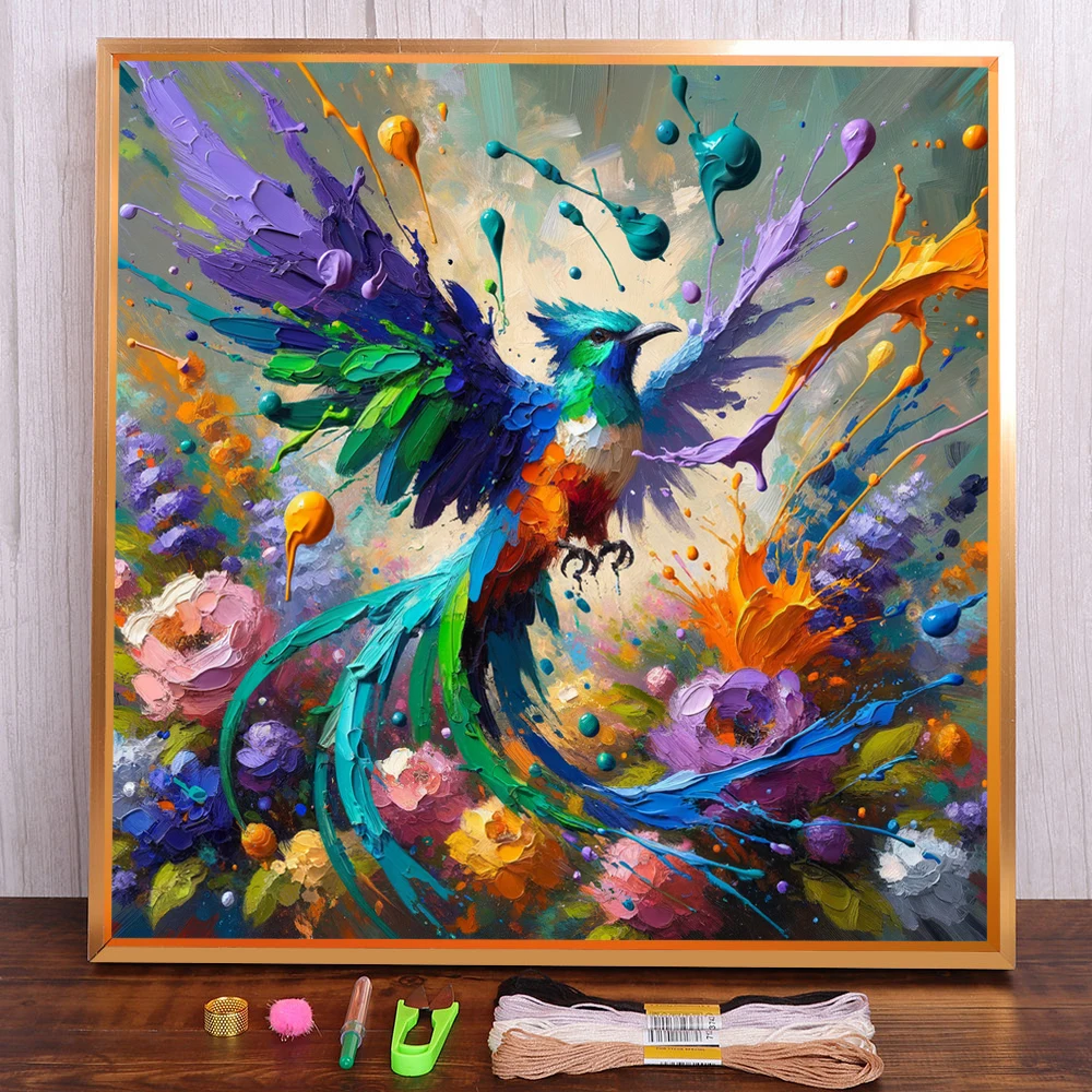 Colorful Bird Pre-Printed 11CT Cross Stitch Complete Kit DIY Embroidery Handmade Handicraft Craft Needlework Gift Sales Counted
Colorful Bird Pre-Printed 11CT Cross Stitch Complete Kit DIY Embroidery Handmade Handicraft Craft Needlework Gift Sales Counted