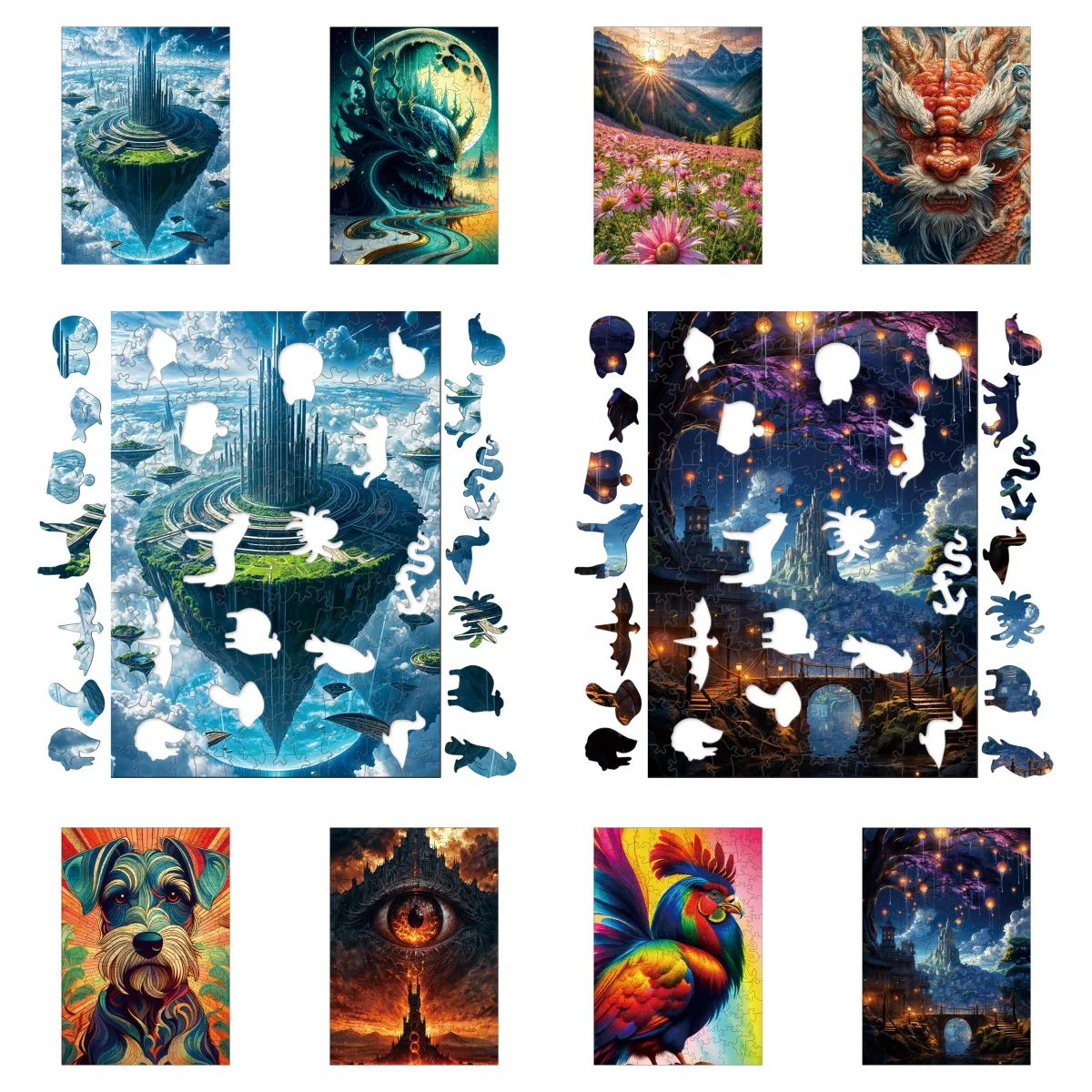 Sendai Night Sky Realm Paintings Unique ChristmasGifts Birthday Gifts Peacock Owl Cow Eastern Architecture Pyramid
Sendai Night Sky Realm Paintings Unique ChristmasGifts Birthday Gifts Peacock Owl Cow Eastern Architecture Pyramid