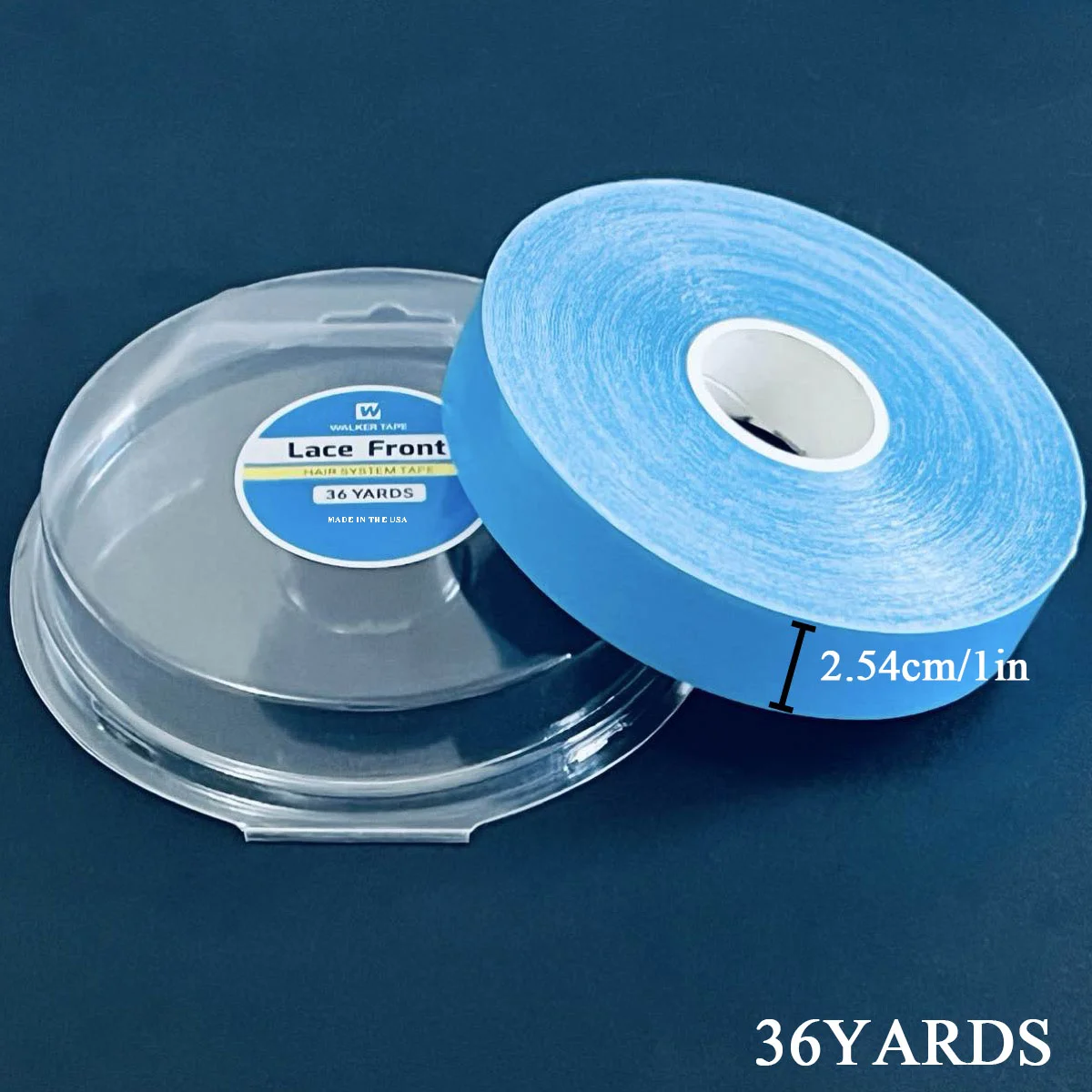 Лента для систем наращивания волос, 36 ярдов, 2,54 см, синяя, двусторонняя, для кружевных париков, для наращивания волос, клейкая лента, инструменты для укладки париков
Лента для систем наращивания волос, 36 ярдов, 2,54 см, синяя, двусторонняя, для кружевных париков, для наращивания волос, клейкая лента, инструменты для укладки париков