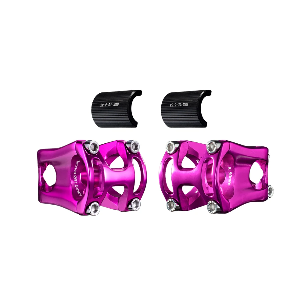 Funsea Bike Stem 31.8mm Bar Bore with 22.2mm Adaptor 7075 for BMX MTB Power Alloy 6061 Bicycle Bridge Net 0.16 KGS Venus
Funsea Bike Stem 31.8mm Bar Bore with 22.2mm Adaptor 7075 for BMX MTB Power Alloy 6061 Bicycle Bridge Net 0.16 KGS Venus