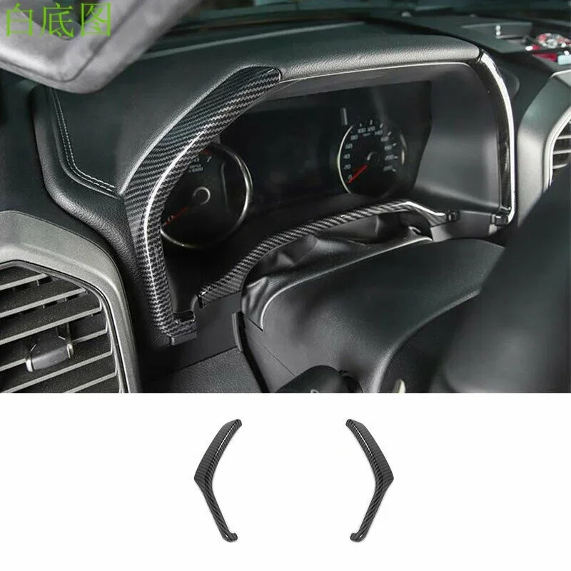 2pcs Carbon Fiber Car Instrument Panel Frame Trim Sticker for Ford F150 F-150 2015-2020 Interior Car Styling Accessories
2pcs Carbon Fiber Car Instrument Panel Frame Trim Sticker for Ford F150 F-150 2015-2020 Interior Car Styling Accessories