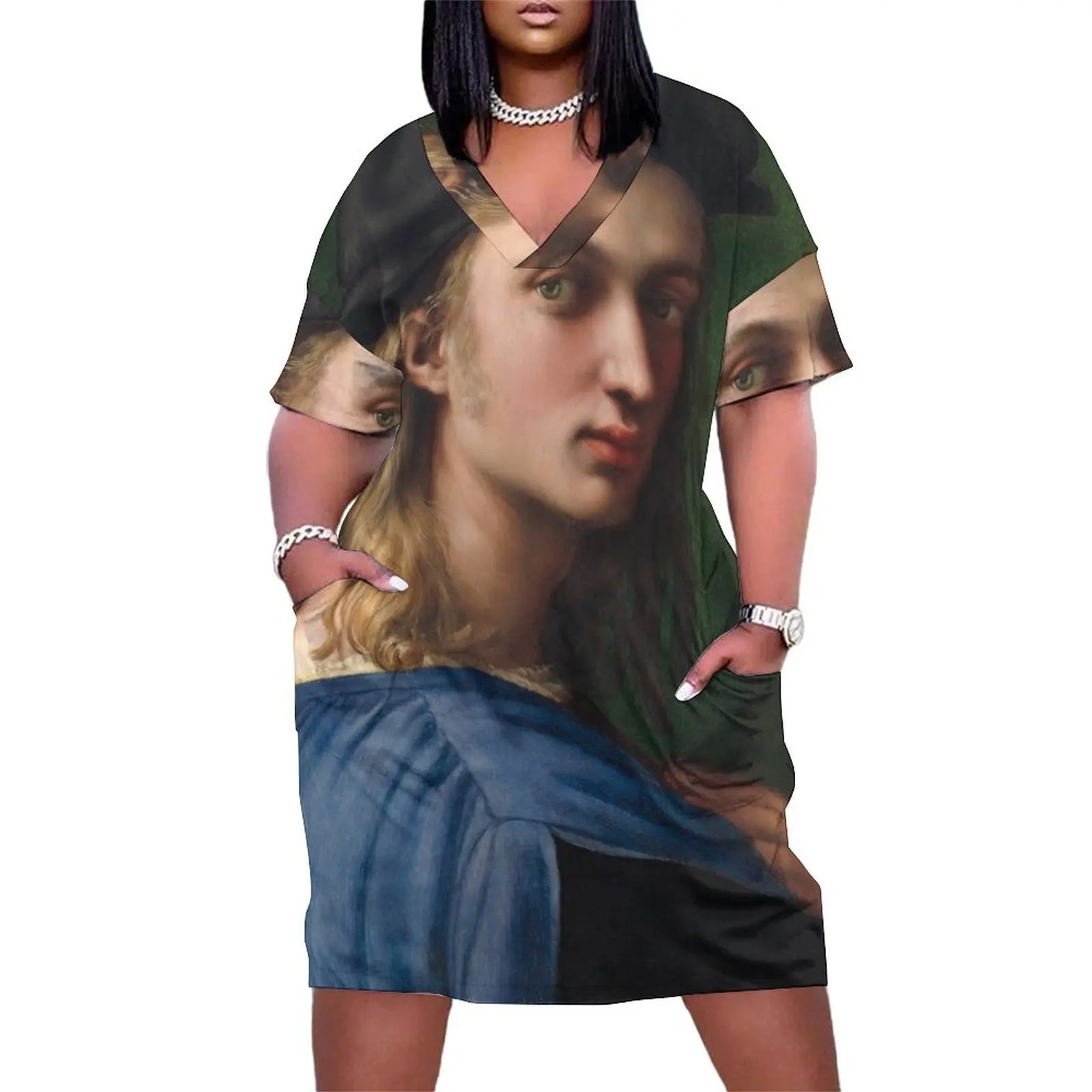 Renaissance Art Raphael's Bindo Altoviti (ca. 1515) Loose Pocket Dress Women's long dress womens dress
Renaissance Art Raphael's Bindo Altoviti (ca. 1515) Loose Pocket Dress Women's long dress womens dress