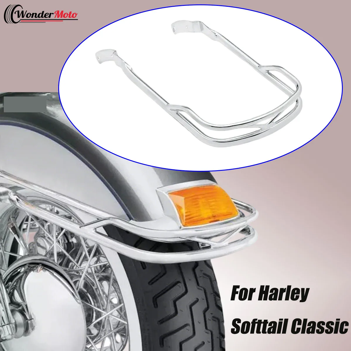 For Harley Softtail Classic Motorcycle Chrome Front Fender Rail Bumper Trim Bracket
For Harley Softtail Classic Motorcycle Chrome Front Fender Rail Bumper Trim Bracket