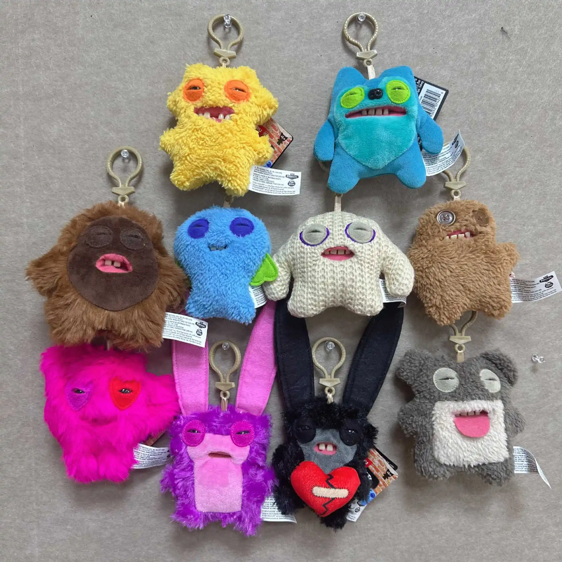 Fuggler 5th Generation Tooth Monster Keychain Plush Toys Cute Wide Eyed Weirdo Screech Ugly Tooth Monsters Dolls Pendants Gifts
Fuggler 5th Generation Tooth Monster Keychain Plush Toys Cute Wide Eyed Weirdo Screech Ugly Tooth Monsters Dolls Pendants Gifts