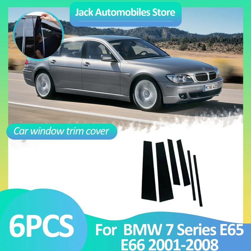 Car Window Cover For BMW 7 Series E65 E66 2001~2008 Pillar B C Column Decal Posts Sticker Black Carbon Fiber Silver Accessories
Car Window Cover For BMW 7 Series E65 E66 2001~2008 Pillar B C Column Decal Posts Sticker Black Carbon Fiber Silver Accessories
