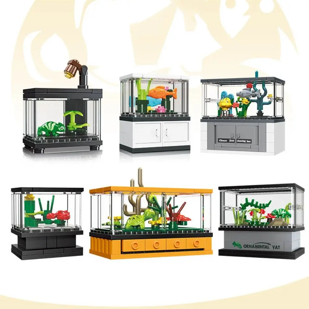 New Plastic Building Blocks micro world Aquarium Assemble Toys DIY Granule Assembly Puzzle Model Home Decor
New Plastic Building Blocks micro world Aquarium Assemble Toys DIY Granule Assembly Puzzle Model Home Decor