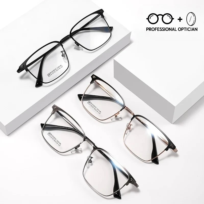 Ultra Light Business Square Black Frame Myopia Hyperopia Astigmatism Anti Blue Light Prescription Progressive Optical Glasses
Ultra Light Business Square Black Frame Myopia Hyperopia Astigmatism Anti Blue Light Prescription Progressive Optical Glasses
