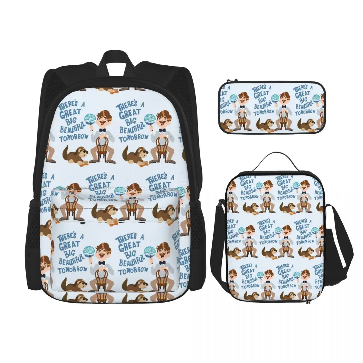 Man Has A Dream Backpacks Children Bookbag School Bags Rucksack Lunch Bag Pen Bag Three-Piece Set
Man Has A Dream Backpacks Children Bookbag School Bags Rucksack Lunch Bag Pen Bag Three-Piece Set
