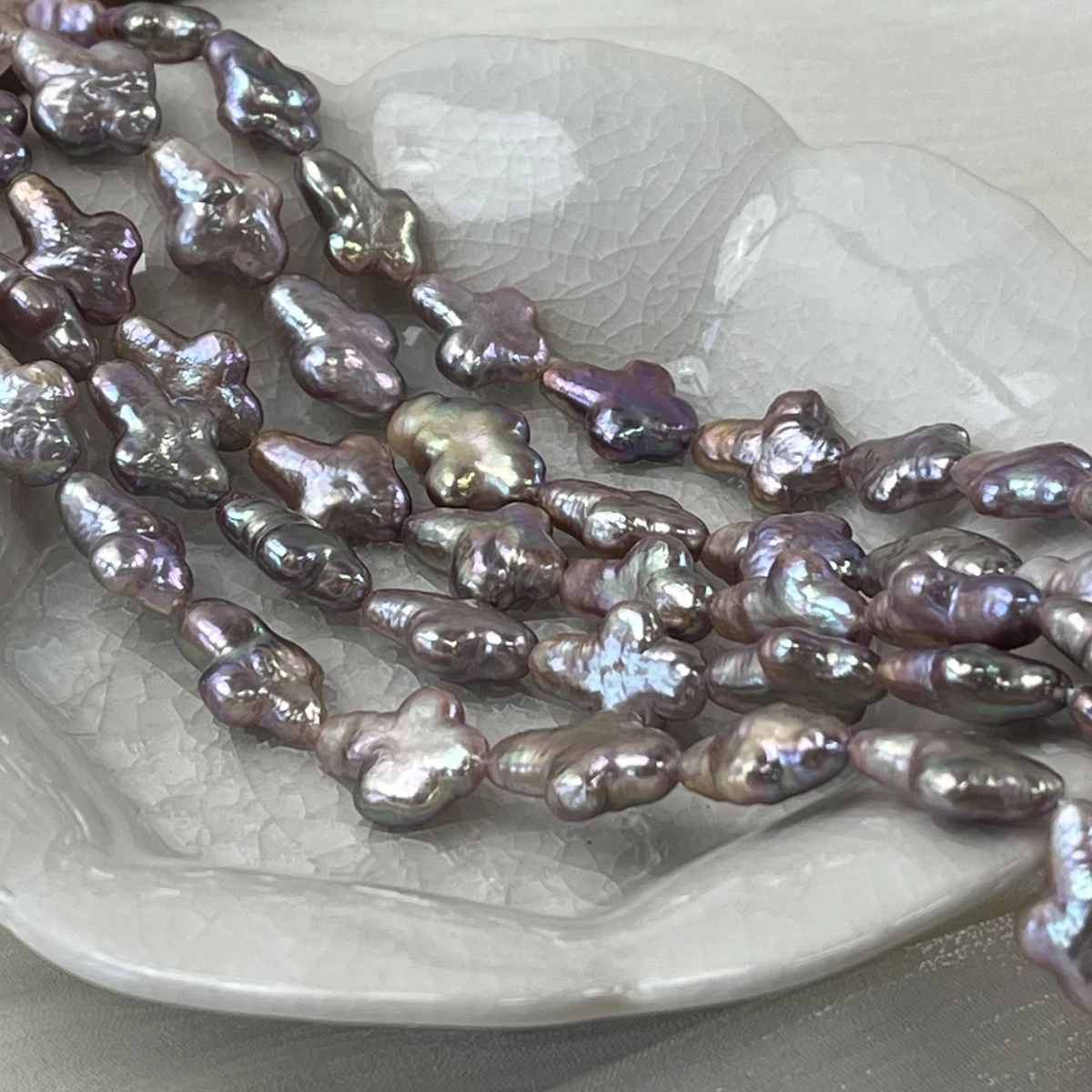 Purple Baroque Natural Freshwater Pearl Cross-Shaped Beads for Jewelry Making Supplies DIY Women Necklace Bracelet Accessories
Purple Baroque Natural Freshwater Pearl Cross-Shaped Beads for Jewelry Making Supplies DIY Women Necklace Bracelet Accessories