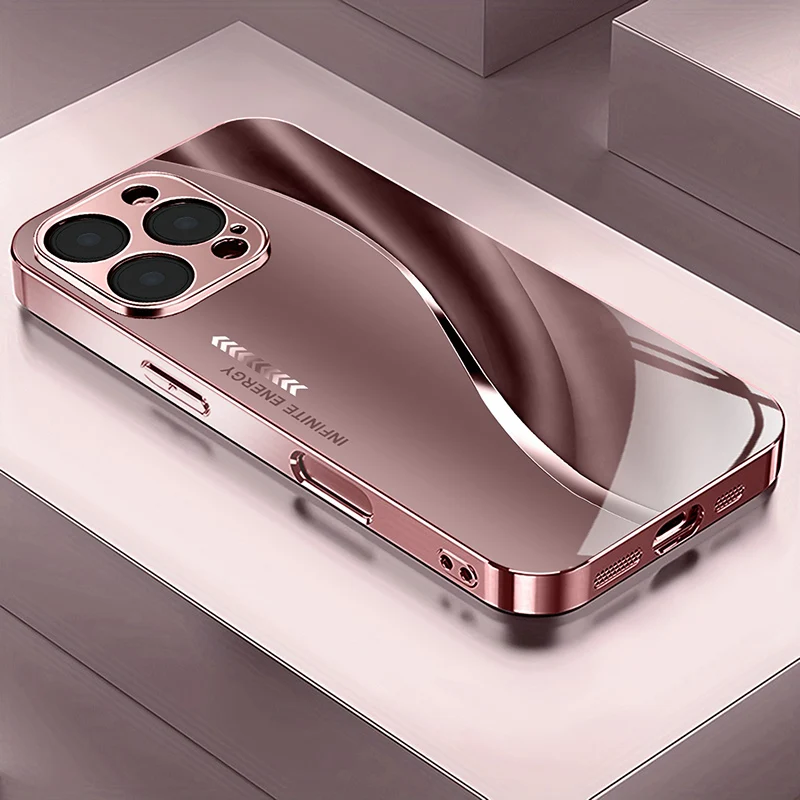 Luxury Pink Lines Pattern Metallic Tempered Glass Phone Case For iPhone 11 12 13 14 15 16 17 Pro Max 15 14 Plus 17 Air 16E Cover
Luxury Pink Lines Pattern Metallic Tempered Glass Phone Case For iPhone 11 12 13 14 15 16 17 Pro Max 15 14 Plus 17 Air 16E Cover