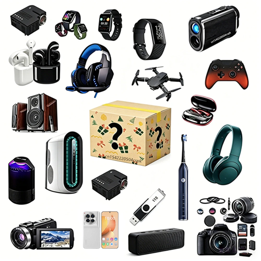 Ultimate Mystery Box Random Electronics Blind Box Surprise Gift with Laptop Smartwatch Earbuds Gaming Accessories and More
Ultimate Mystery Box Random Electronics Blind Box Surprise Gift with Laptop Smartwatch Earbuds Gaming Accessories and More