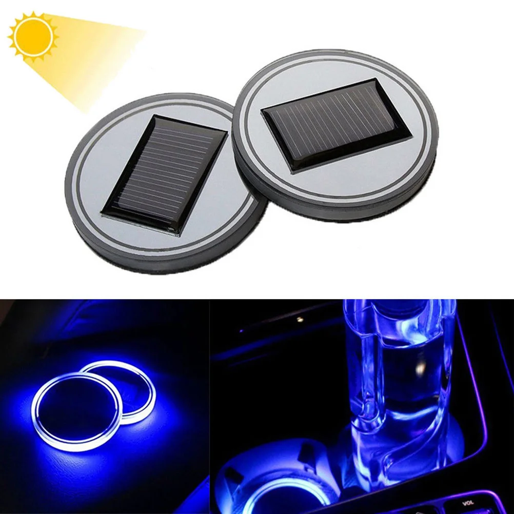 4 Pcs Car Cup Holder for Cars Solar Powered Lighting Coaster Luminous Pad Coasters
4 Pcs Car Cup Holder for Cars Solar Powered Lighting Coaster Luminous Pad Coasters