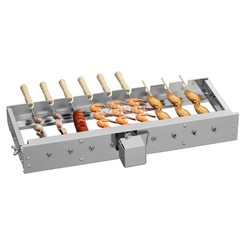 New Version Automatic Rotary Grill with Adjustable Skewer Barbecue Tools
New Version Automatic Rotary Grill with Adjustable Skewer Barbecue Tools
