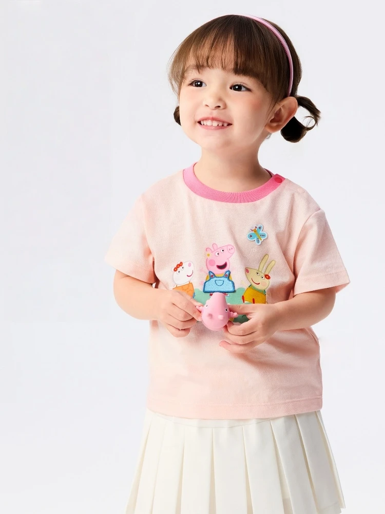 Peppa Pig 2025-26 Summer Cartoon Graphic 100% Cotton Print Hasbro Brand Children and Unisex T-shirt Breathable Loose Casual y2k.
Peppa Pig 2025-26 Summer Cartoon Graphic 100% Cotton Print Hasbro Brand Children and Unisex T-shirt Breathable Loose Casual y2k.