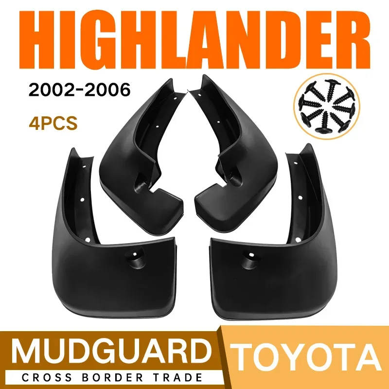 For Toyota Highlander 2002-2006 black car mudguard Reduce dust Resist tire dirt car accessories tools
For Toyota Highlander 2002-2006 black car mudguard Reduce dust Resist tire dirt car accessories tools