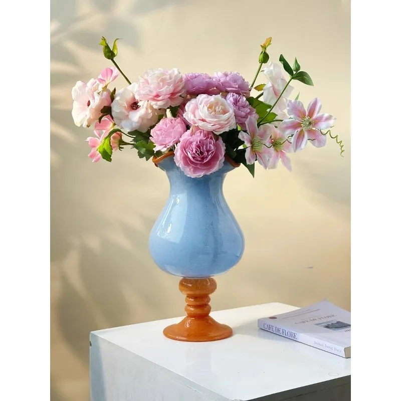 French retro tall lily of the valley wind lamp vase glazed high art glass flower device Fenton flower Suitable for indoor use
French retro tall lily of the valley wind lamp vase glazed high art glass flower device Fenton flower Suitable for indoor use