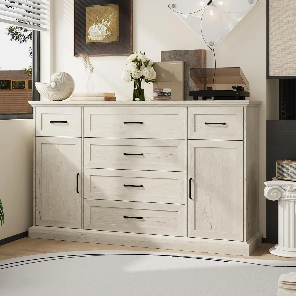 Шкаф для хранения фермерского дома, 61 дюйм, буфет, 6 ящиками, 4 полками и 2 дверцами, деревянный шкаф для кофе-бара для комплекта
Шкаф для хранения фермерского дома, 61 дюйм, буфет, 6 ящиками, 4 полками и 2 дверцами, деревянный шкаф для кофе-бара для комплекта