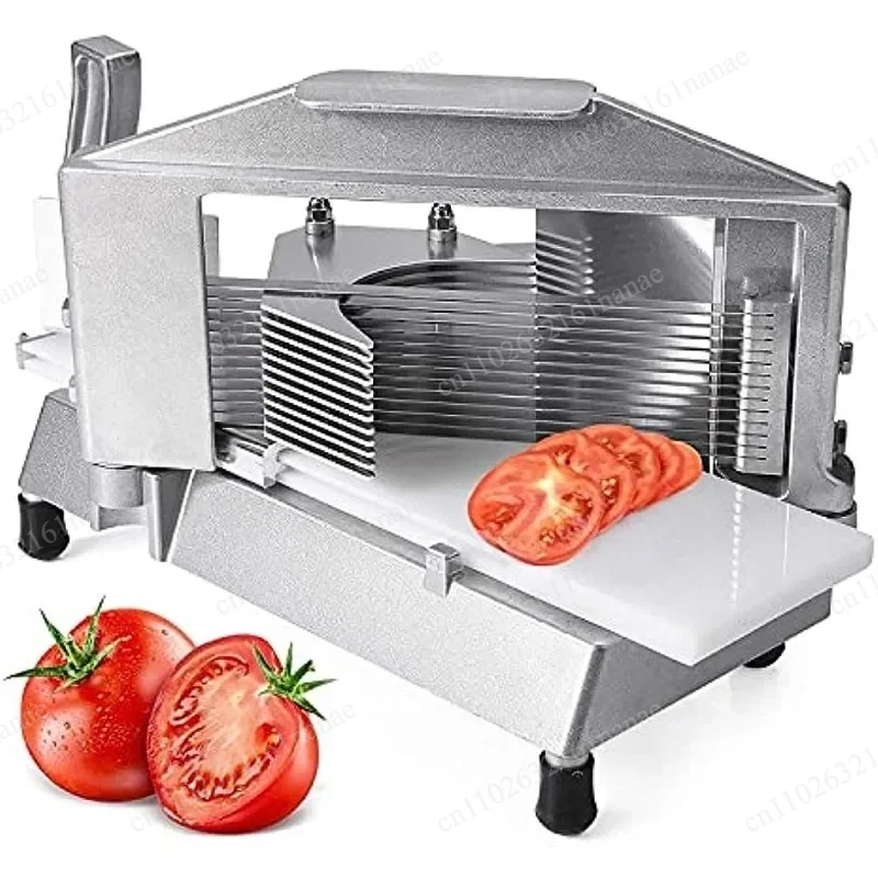 Commercial Tomato Slicer 3/16" Heavy Duty Tomato Cutter with Built-in Polyethylene Slide Board for Restaurant or Home Use
Commercial Tomato Slicer 3/16" Heavy Duty Tomato Cutter with Built-in Polyethylene Slide Board for Restaurant or Home Use
