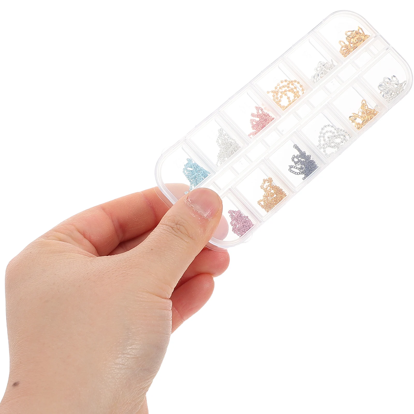 1 Box Metal Chains Nail Art Mini Assorted Styles DIY Nail Charms Stickers for Weddings Festivals Party Jewelry Making
1 Box Metal Chains Nail Art Mini Assorted Styles DIY Nail Charms Stickers for Weddings Festivals Party Jewelry Making