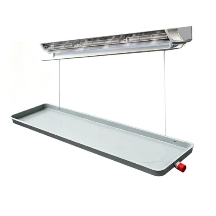 Air Conditioner Drip Pan with Drain Tubing, Portable Condensate Water Drip Tray Universal Window AC Drain Kit for Indoor Outdoo
Air Conditioner Drip Pan with Drain Tubing, Portable Condensate Water Drip Tray Universal Window AC Drain Kit for Indoor Outdoo