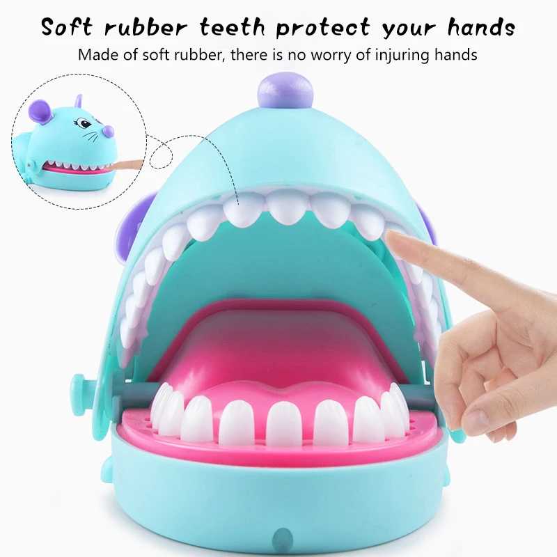Mouse Teeth Toy Crocodile Biting Finger Toy Reaction Training Novelty Games Kid Adult Jokes Toy Family Party Trick Game Toy
Mouse Teeth Toy Crocodile Biting Finger Toy Reaction Training Novelty Games Kid Adult Jokes Toy Family Party Trick Game Toy