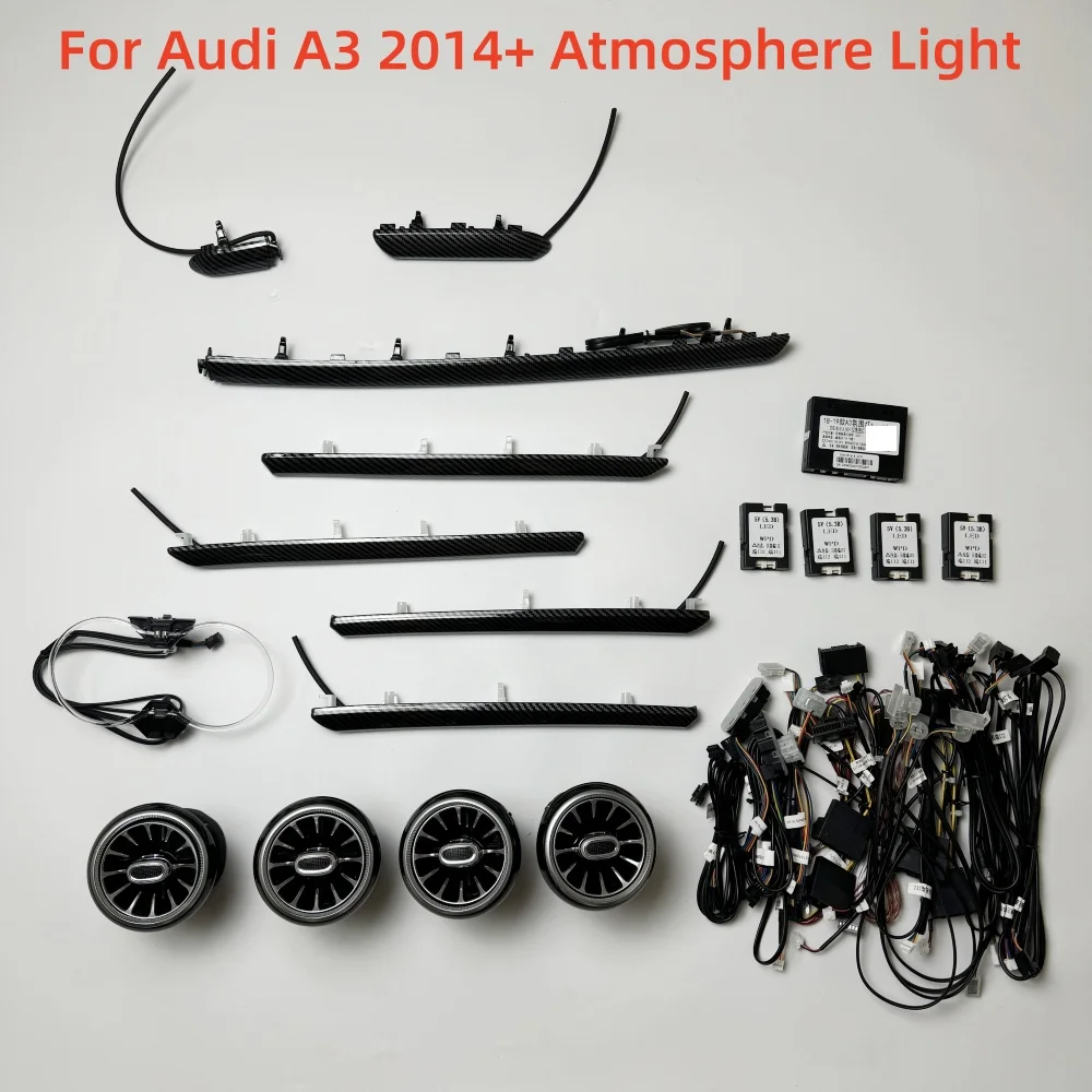 Ambient light For Audi A3 S3 2014+Carbon fiber Ambient Light 30 color Automotive Interior lighting Luminous vent water cup light
Ambient light For Audi A3 S3 2014+Carbon fiber Ambient Light 30 color Automotive Interior lighting Luminous vent water cup light