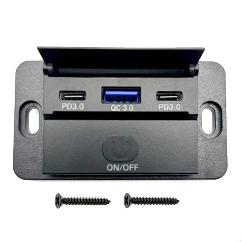 P9FD Compact USB Power Outlet with Fast Charging Multiple Device Car Charges Easy Installation ABS for Motorhomes & Buses
P9FD Compact USB Power Outlet with Fast Charging Multiple Device Car Charges Easy Installation ABS for Motorhomes & Buses