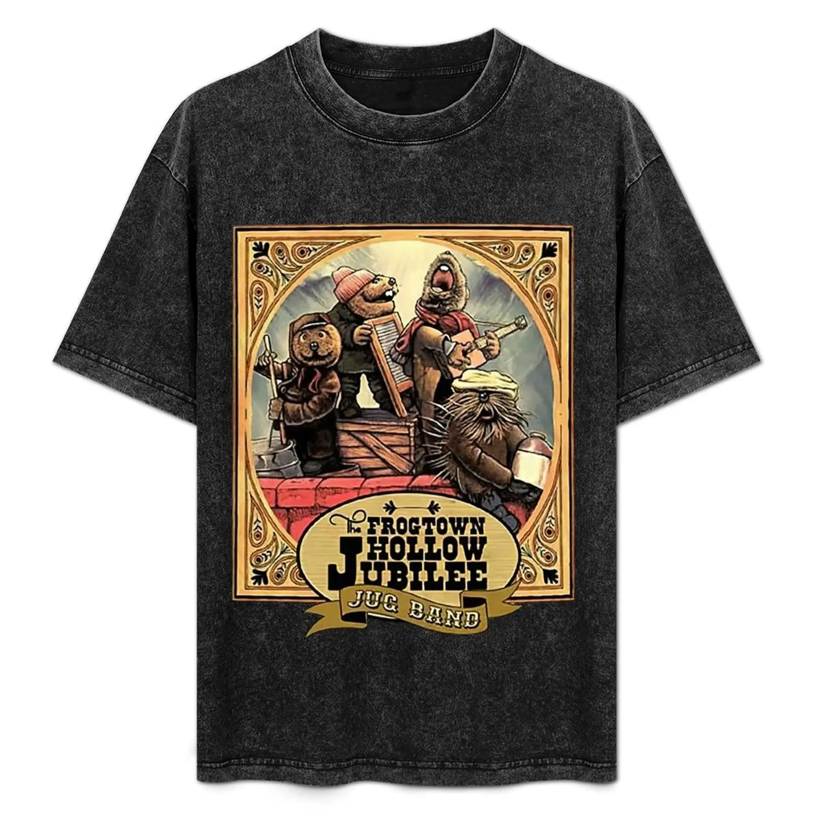 THE FROGTOWN HOLLOW JUBILEE JUG BAND T-Shirt quick drying blanks graphic tee shirt shirts men graphic
THE FROGTOWN HOLLOW JUBILEE JUG BAND T-Shirt quick drying blanks graphic tee shirt shirts men graphic