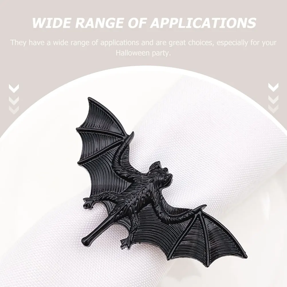 6 Pcs Ghost Hand Napkin Ring Halloween Napkins Holder Metal Rings Dinner Inflatable Black Bat
6 Pcs Ghost Hand Napkin Ring Halloween Napkins Holder Metal Rings Dinner Inflatable Black Bat