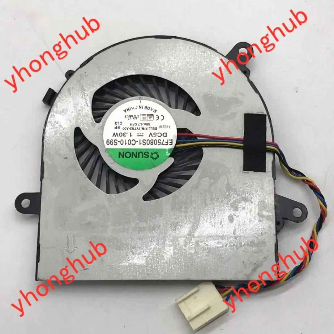 SUNON EF75080S1-C010-S99 1VTR2-A00 Вентилятор охлаждения сервера DC 5 В 1,3 Вт 4-проводной
SUNON EF75080S1-C010-S99 1VTR2-A00 Вентилятор охлаждения сервера DC 5 В 1,3 Вт 4-проводной