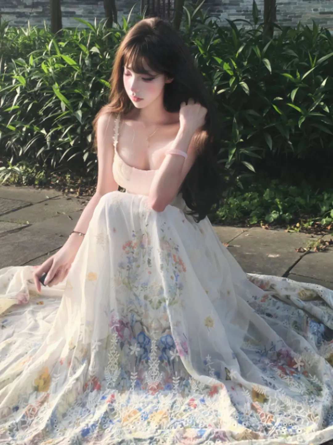 Unique Beautiful Floral Waist-Cinching Slimming Strap Long Dress Elegant Not Repeating Summer 2026 Cotton Blend Casual Dress
Unique Beautiful Floral Waist-Cinching Slimming Strap Long Dress Elegant Not Repeating Summer 2026 Cotton Blend Casual Dress