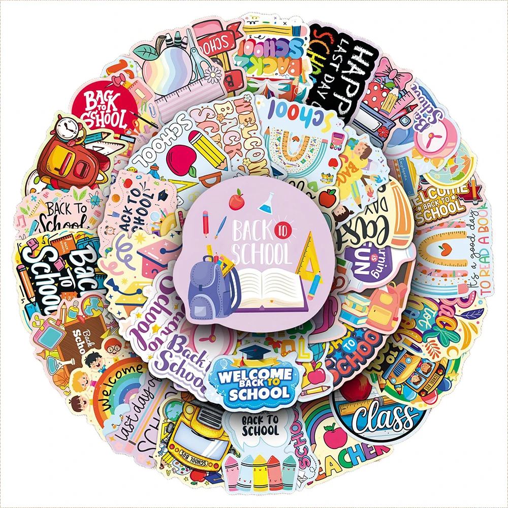 10/30/50pcs Funny Cartoon Back To School Graffiti Stickers for Kid Toy Decal DIY Stationery Phone Notebook Car Cute Sticker Gift
10/30/50pcs Funny Cartoon Back To School Graffiti Stickers for Kid Toy Decal DIY Stationery Phone Notebook Car Cute Sticker Gift
