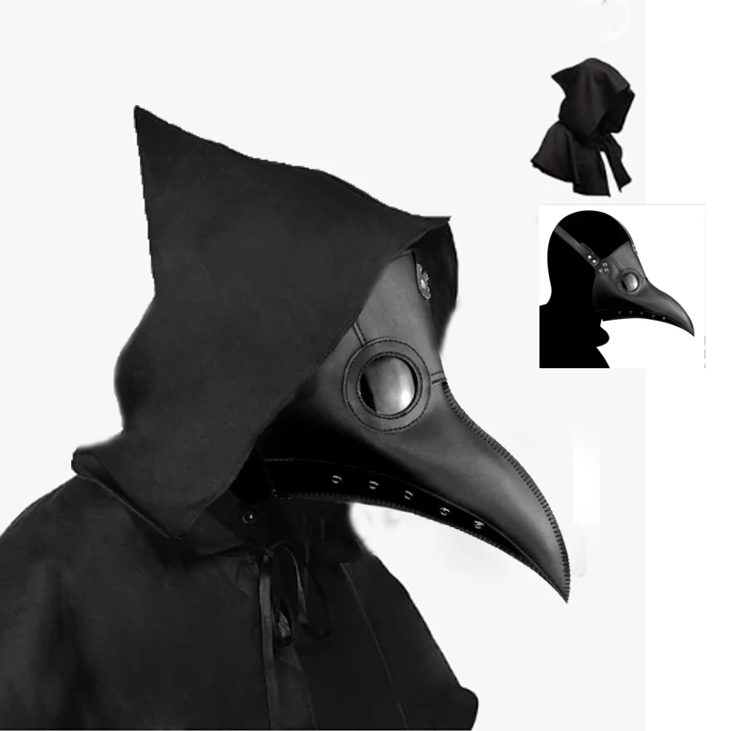 Raxwalker Plague Doctor Mask Retro Leather Steampunk Halloween Costume Long Nose Bird Beak Cosplay Props
Raxwalker Plague Doctor Mask Retro Leather Steampunk Halloween Costume Long Nose Bird Beak Cosplay Props