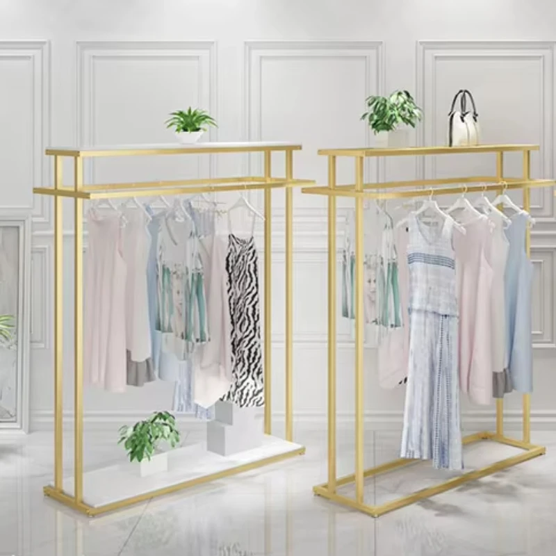 Floor Standing Clothes Display Rack Double Sided Multifunctional Children's Cloth Display Stand
Floor Standing Clothes Display Rack Double Sided Multifunctional Children's Cloth Display Stand
