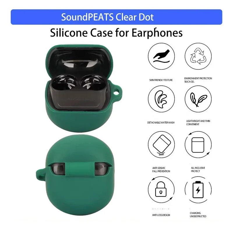 Skinlee For Sound PEATS Clear Dot Case Wireless Headphone Protector Liquid Silicone Case For Sound PEATS Clear Dot Protect Cover
Skinlee For Sound PEATS Clear Dot Case Wireless Headphone Protector Liquid Silicone Case For Sound PEATS Clear Dot Protect Cover