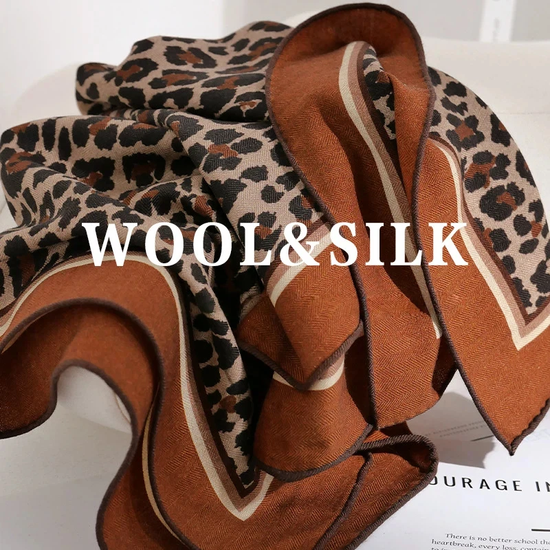 70% Wool 30% Silk Scarf for Women Autumn Spain Style Classic Chic Animal Leopard Print Scarves Neck Warmer Winter Accessories
70% Wool 30% Silk Scarf for Women Autumn Spain Style Classic Chic Animal Leopard Print Scarves Neck Warmer Winter Accessories